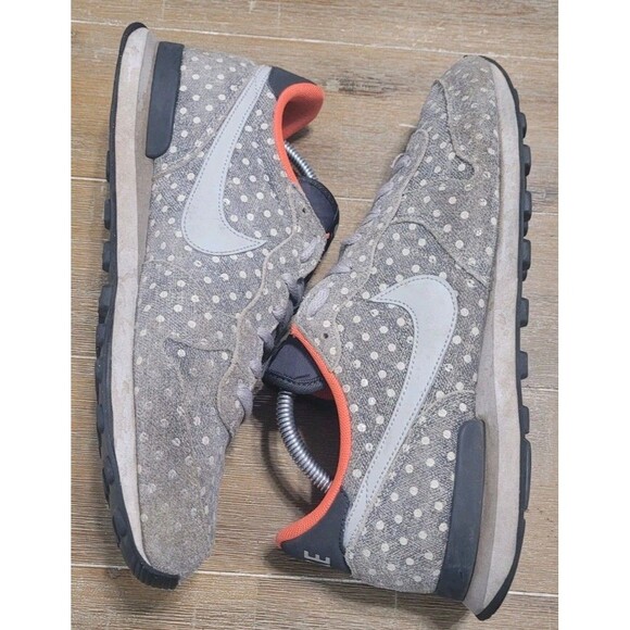 2014 Nike Men's Sz 10 Internationalist Ltr Polka Dot Running Shoes 705279-002 - Picture 5 of 9